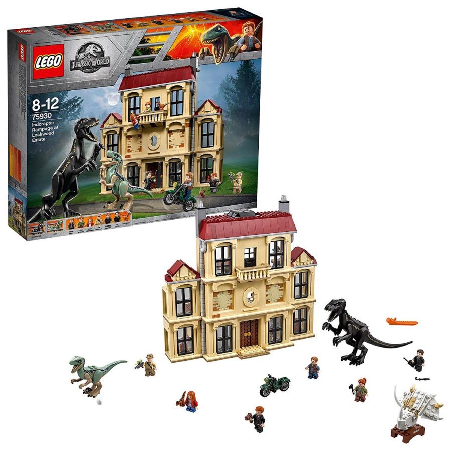LEGO レゴ ジュラシック・ワールド インドラプトル、ロックウッド邸で 