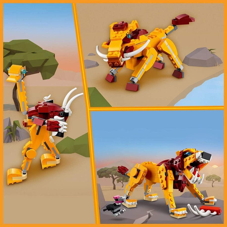 ごじらいおん LEGO（レゴ） クリエイター ワイルドライオン 31112 : キヤホビー