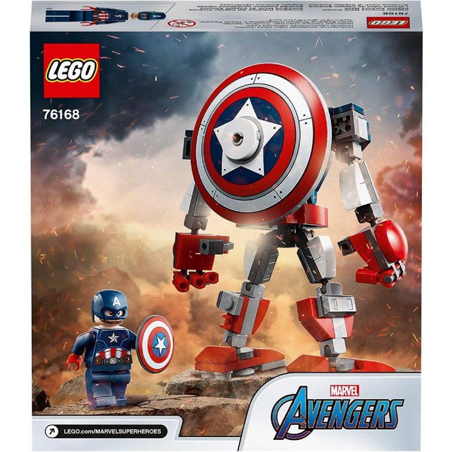 LEGO（レゴ） スーパー・ヒーローズ キャプテン・アメリカ・メカスーツ