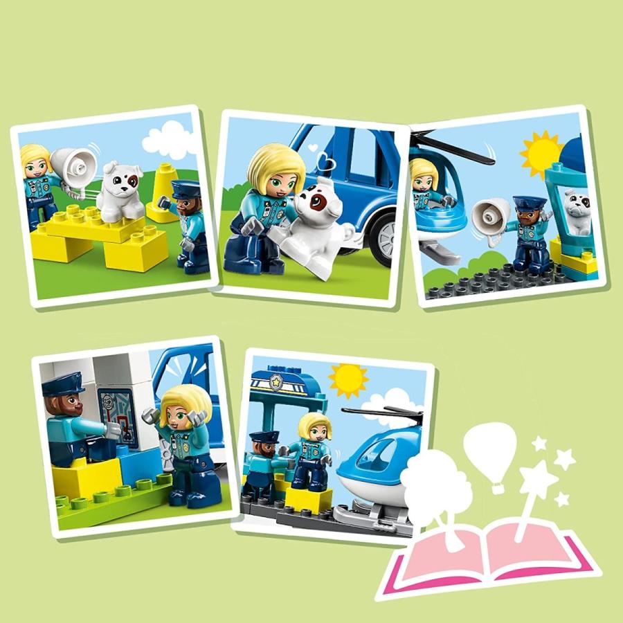LEGO（レゴ） デュプロ デュプロのまち けいさつしょとヘリ 10959
