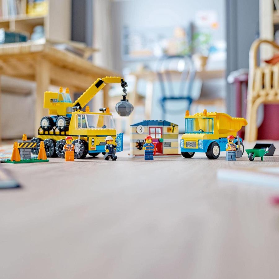 LEGO（レゴ） シティ トラックと鉄球クレーン車 60391 : キヤホビー