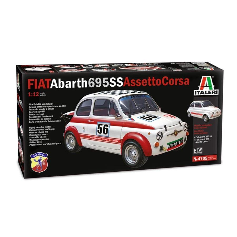フジミ模型 1/12スケールプラモデル フィアット アバルト 695SS フジミ模型 1/12スケールプラモデル フィアット アバルト 695SS