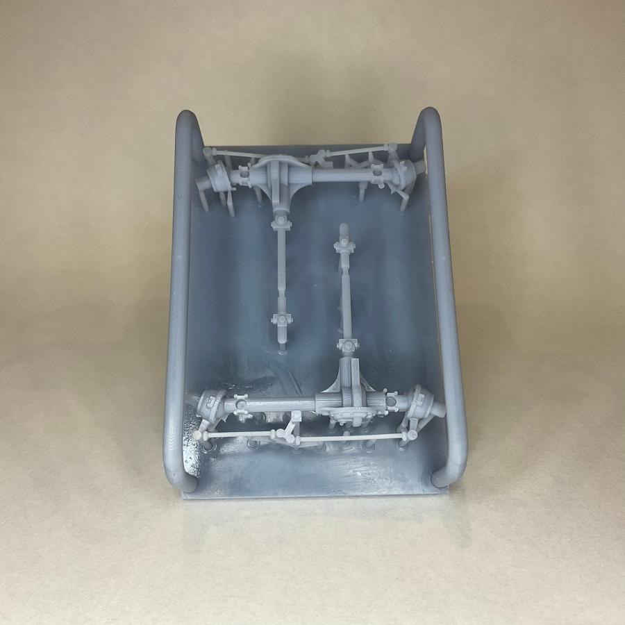 1/35スケール アメリカ陸軍1/4トン 4x4トラック前輪ステアリング　セット（レジン製パーツ）＊本体は含まれません |  | 01