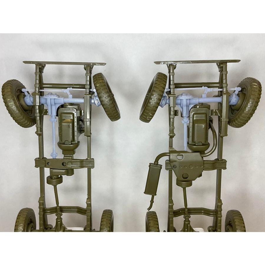 1/35スケール アメリカ陸軍1/4トン 4x4トラック前輪ステアリング　セット（レジン製パーツ）＊本体は含まれません |  | 02