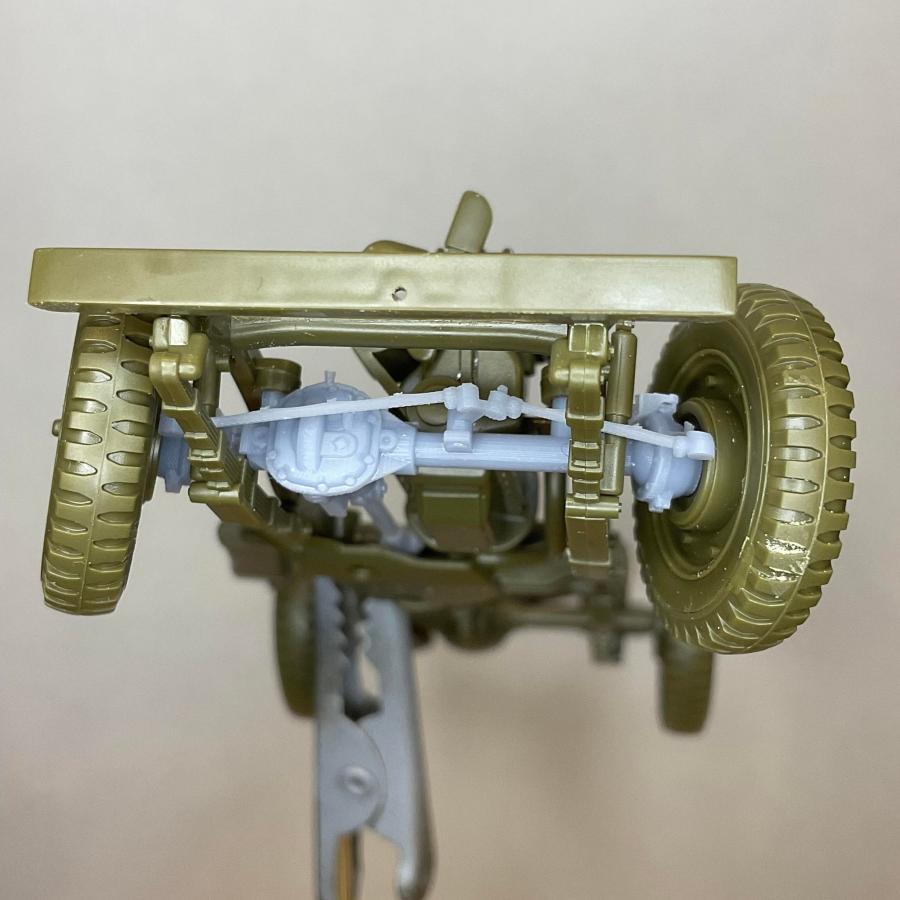 1/35スケール アメリカ陸軍1/4トン 4x4トラック前輪ステアリング　セット（レジン製パーツ）＊本体は含まれません |  | 04