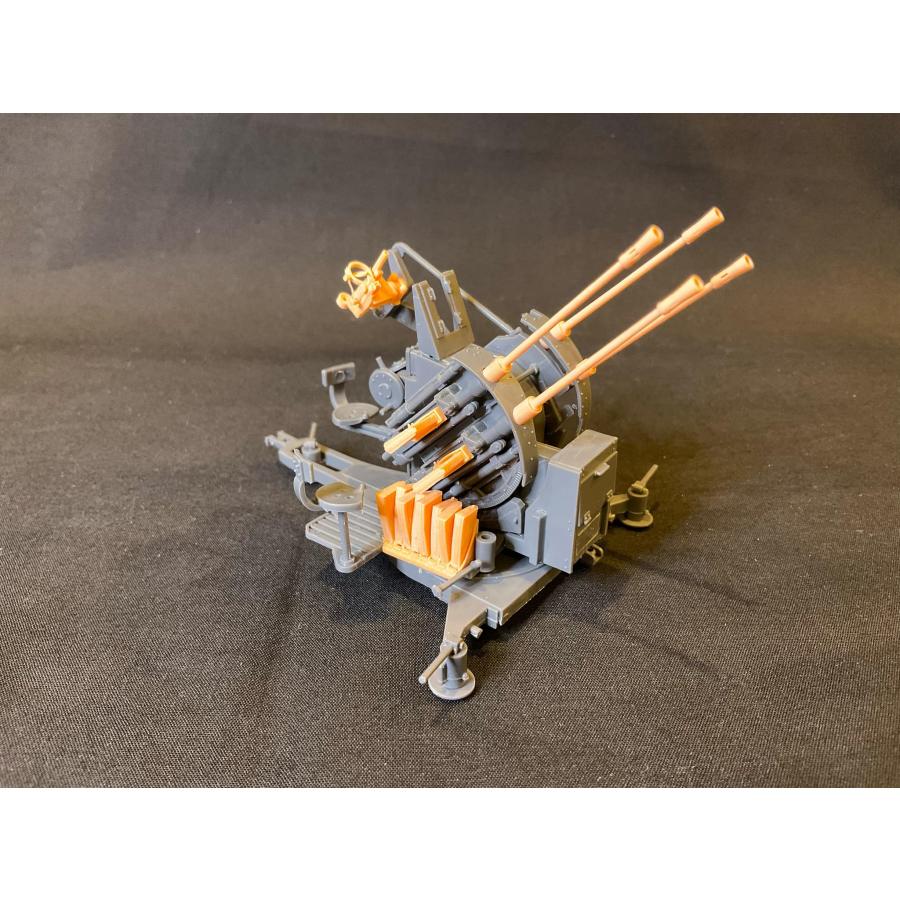 砲弾型 置物 3点セット 1/35スケール 20mm FLAKVIERLING 38 砲身と弾倉ケースセット