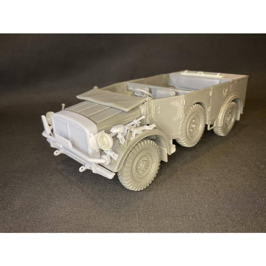 1／35 ドイツアフリカ軍団ホルヒ1a改造車両 1/35スケール ドイツ 大型軍用乗用車 ホルヒ4×4タイプ1a（T社の1/35
