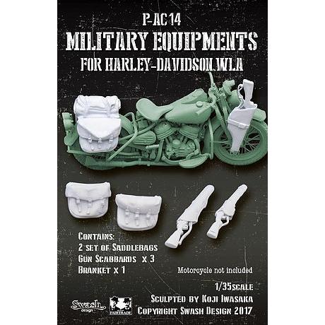 1/35スケールレジン製キット Military Equipments for Harley-Davidson