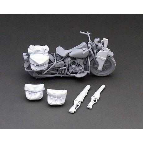 1/35スケールレジン製キット Military Equipments for Harley-Davidson