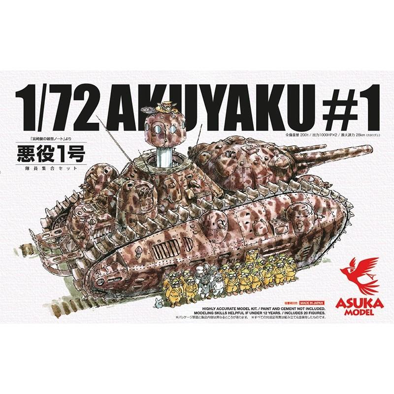 宮崎駿の雑想ノート」より　1/72スケール　悪役１号　隊員集合セット | 