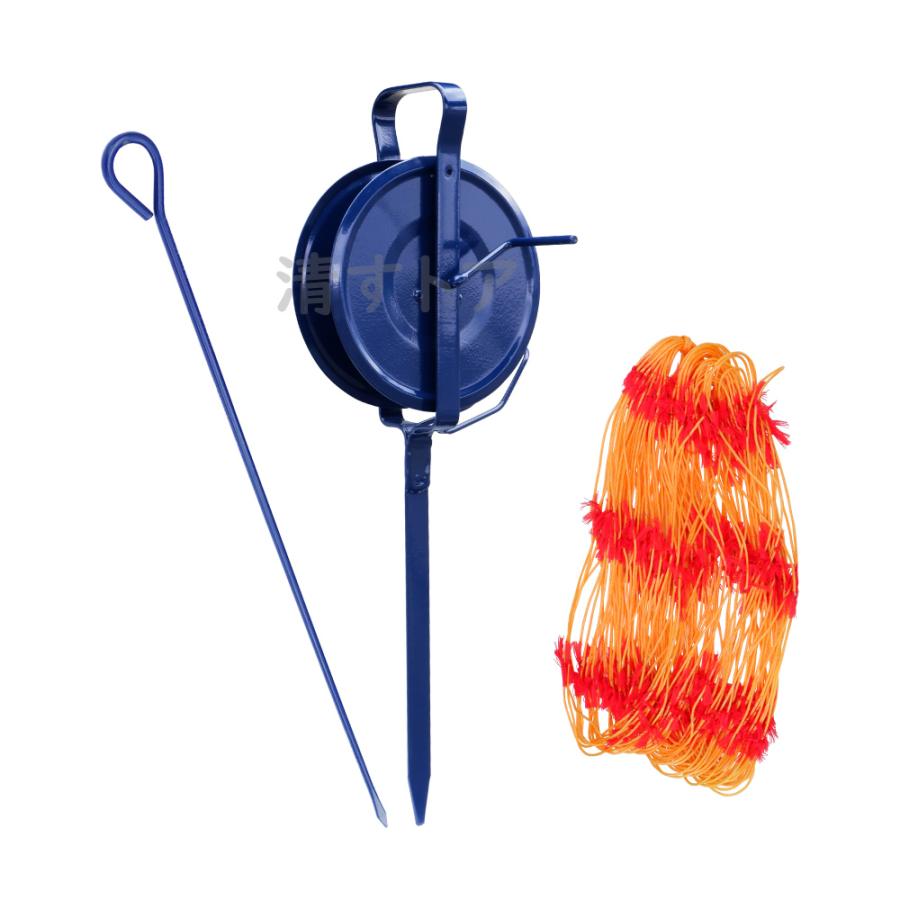 田引き車＋縄 目印8寸間隔×長さ56mのセット品 田植え車 定植用ロープ