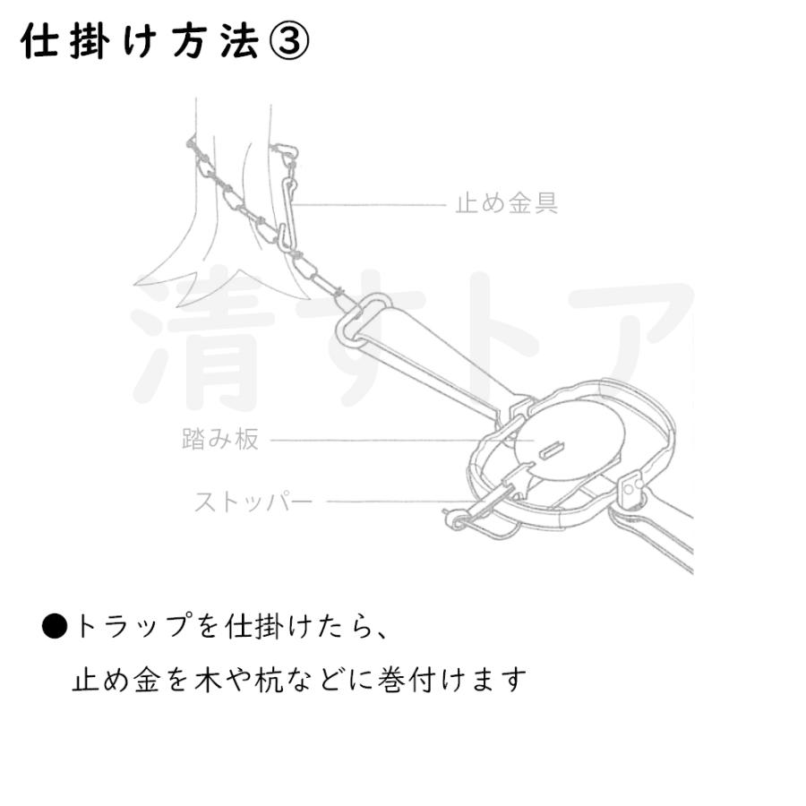 動物トラップ 2号 ビニールパット付 捕獲器 タヌキ キツネ アライグマ ハクビシン等の中動物用 罠 国産トラバサミ 寅鋏み Et Tomiei Trap 2 清すトア ヤフーショッピング店 通販 Yahoo ショッピング