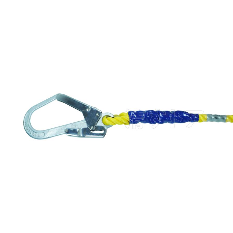 命綱の親綱 トラック用水平親綱（10m）のレンタル｜NEW-TETORON-WF1610BLUE