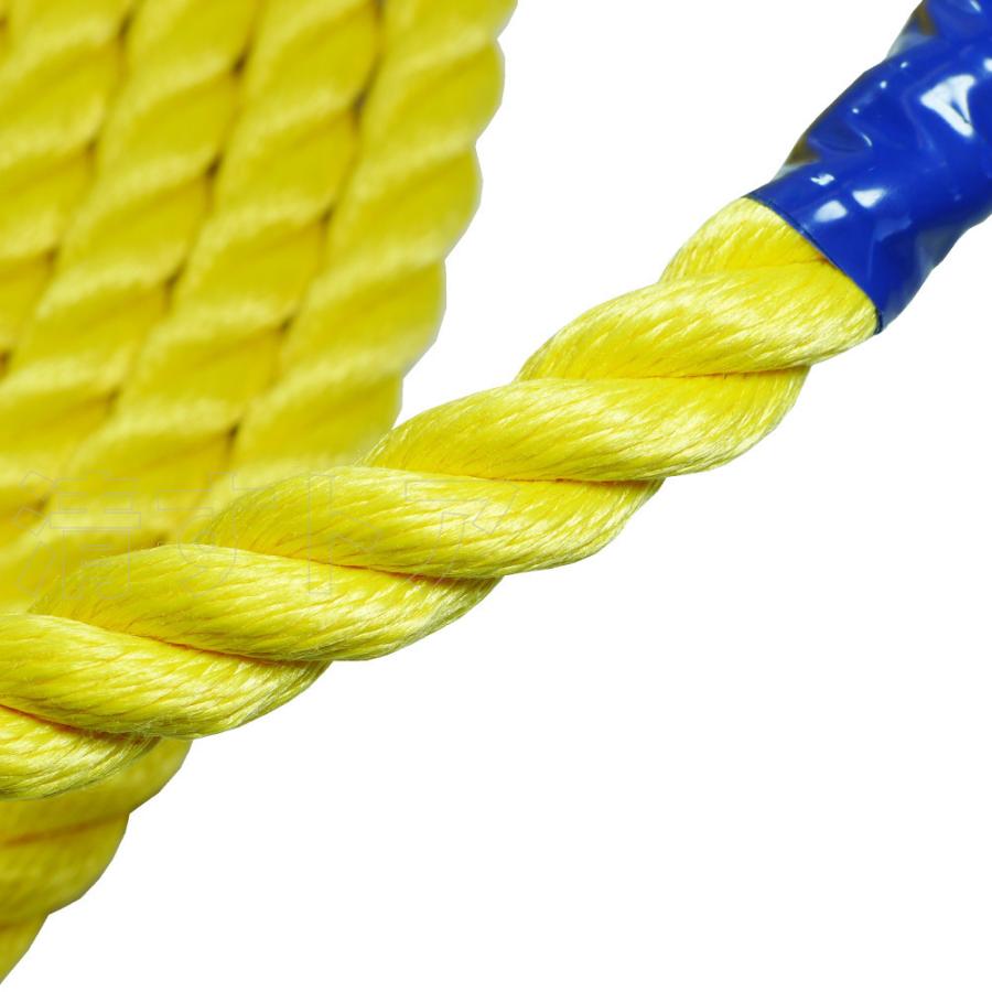 支柱用 親綱ロープ φ16mm×20m 大口径片フック付 : 清すトア