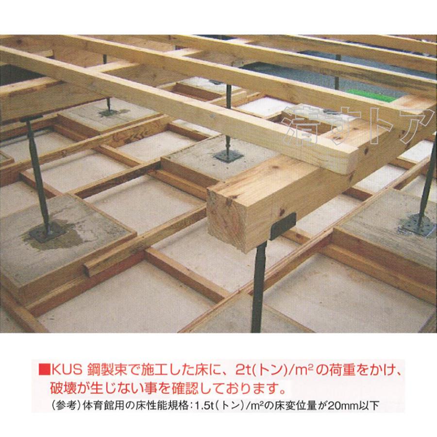床束 ゆかづか 支持脚 レベリング KU31-45 調整範囲310〜450mm 鋼製束 L型 25本 : 清すトア ヤフーショッピング店 ...