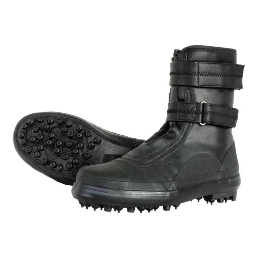 防水スパイクジョブ 鋼製先芯入 山林作業 傾斜地 作業靴 荘快堂 I-103PU