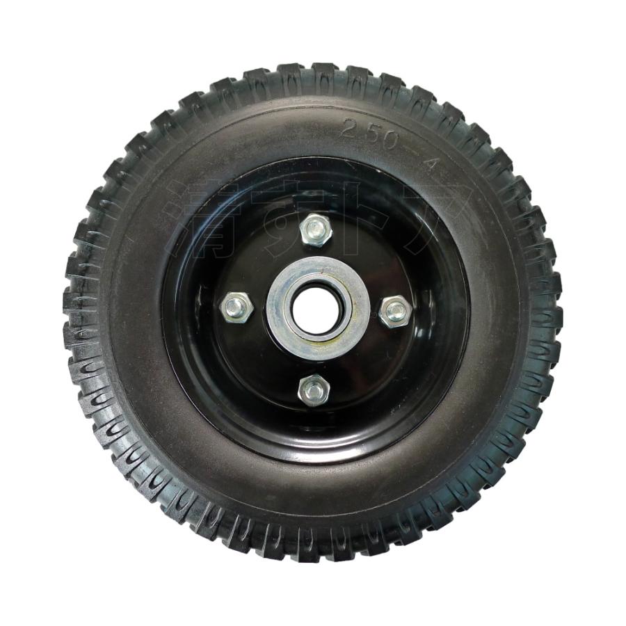 8インチ ノーパンクタイヤ 2個(1個1400円) 軸径20mm 片軸 アルミカート