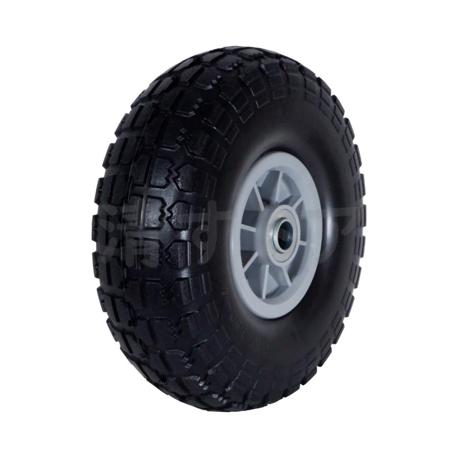 10インチ ノーパンクタイヤ プラホイール 4個(1個あたり1490円) 軸内径