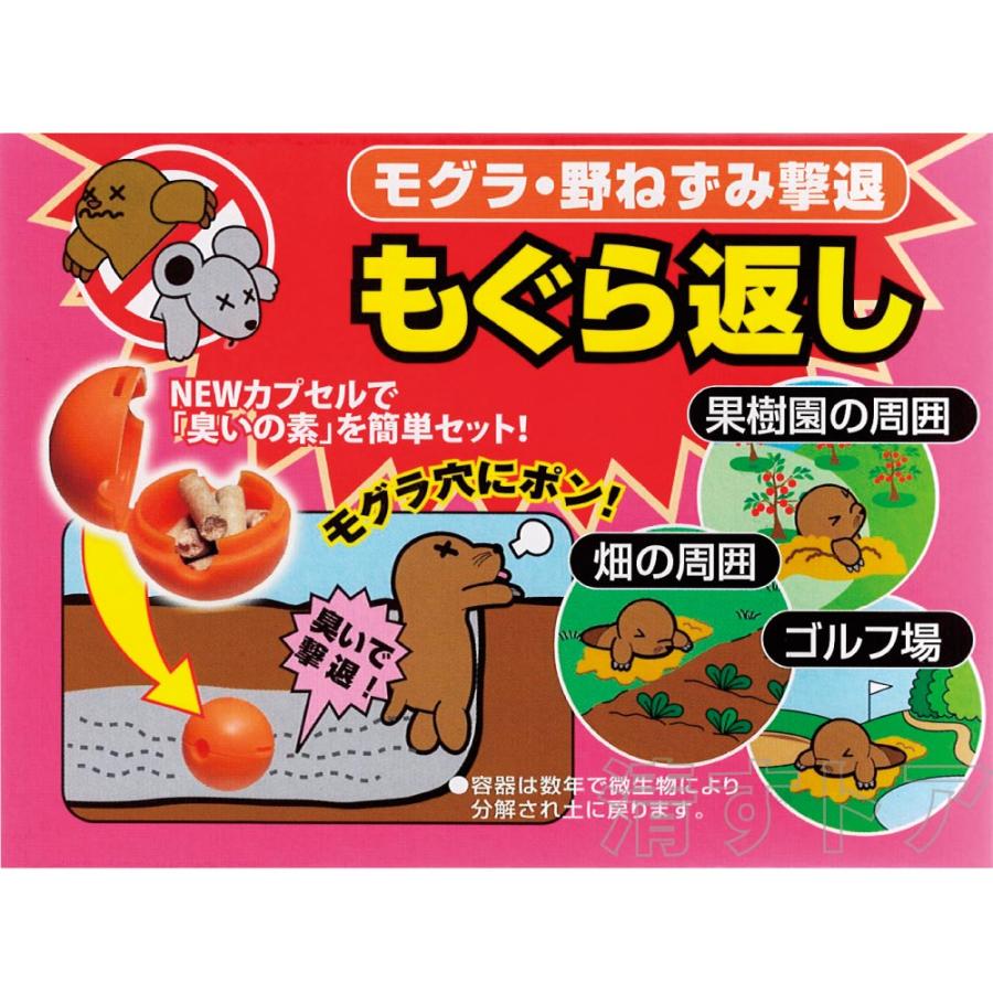 コアミ もぐら返し 36玉 忌避剤 もぐら 野ねずみ撃退 もぐらもち除け ネズミ追放 土竜撃退 モグラ対策 防獣資材 : 清すトア ヤフー ...