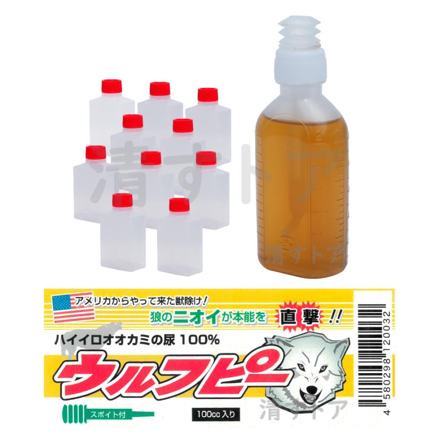 忌避剤 オオカミの尿 害獣対策 猿、鹿、タヌキ、ハクビシン、イノシシ