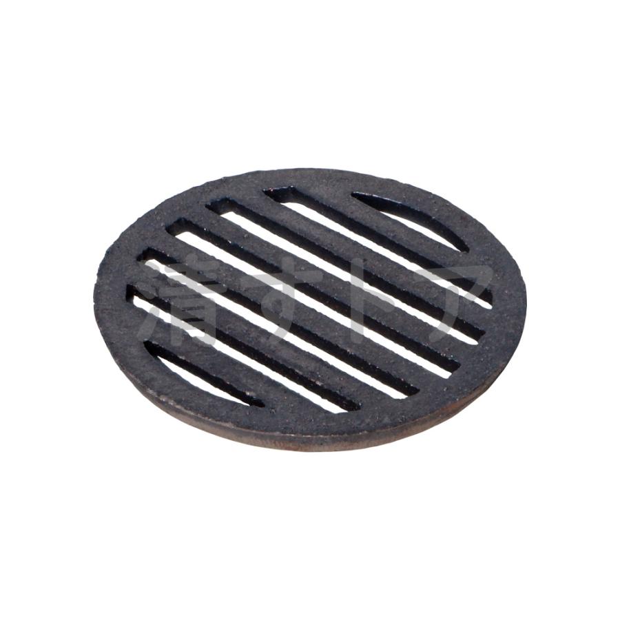 三河焼七輪9号・サナ（三河土の火皿・目皿）　丸網セット（大） サナ（三河土の火皿・目皿）小 - えんける道具店