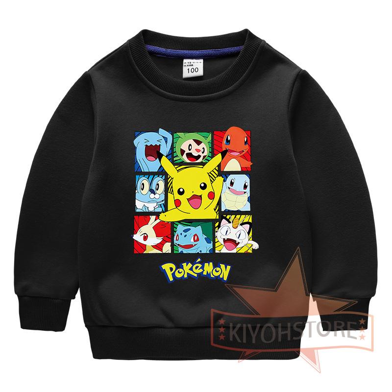 おトク 送料無料 ポケットモンスター トレーナー キッズ ピカチュウ 長袖 男の子 女の子 裏毛 子供服 小学生 丸首 パーカー ギフト プレゼント 秋冬 通学通園