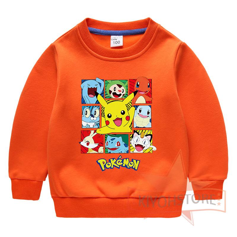 おトク 送料無料 ポケットモンスター トレーナー キッズ ピカチュウ 長袖 男の子 女の子 裏毛 子供服 小学生 丸首 パーカー ギフト プレゼント 秋冬 通学通園