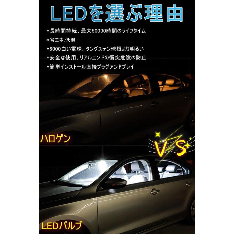 T10 LED ホワイト 爆光 4個 ポジションランプ T10 led キャンセラー内蔵 5W 15個4014LED素子 車検対応 12V LED 白 ルームランプ T10 ポジション球 ナンバー灯 (｜kiyomiyashop｜02
