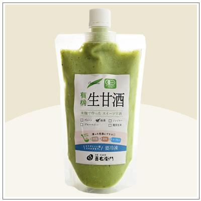 オーガニック/京都 喜右衛門・有機 生甘酒〜抹茶味　370g/フローズン | オーガニック | 01