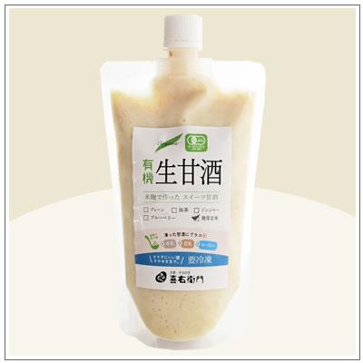 オーガニック/京都 喜右衛門・有機 生甘酒〜発芽玄米味　370g/フローズン | オーガニック | 01