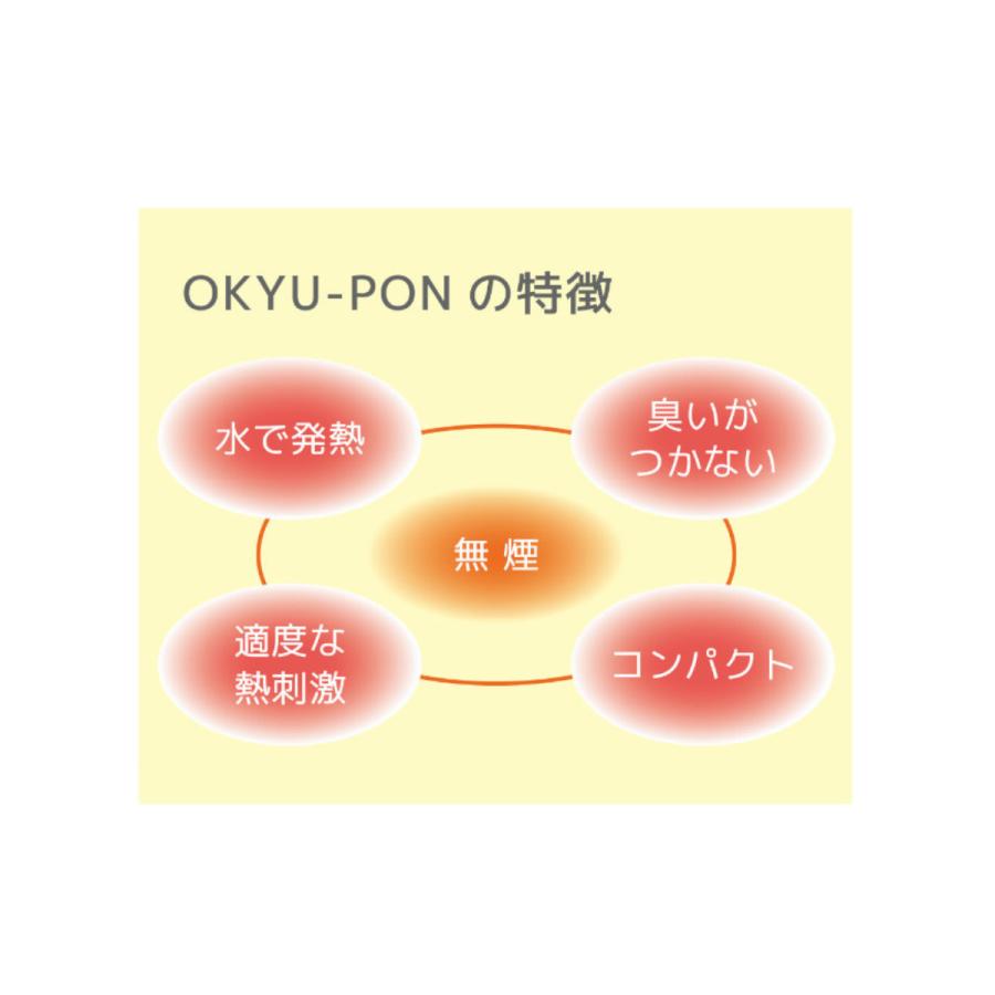 OKYU-PON (おきゅポン) 火を使わない お灸 : KIYORA SHOP - 通販