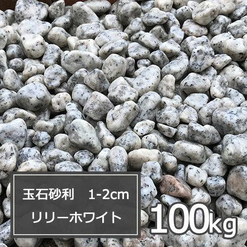 送料無料 砂利 白 庭 ガーデニング おしゃれ 玉石砂利 1 2cm 100kg リリーホワイト 玉砂利 保存版 Khaskhabar Online