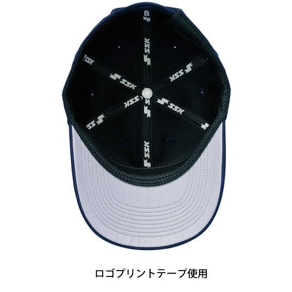 SSK エスエスケイ 丸型６方ベースボールキャップ Dネイビー 野球帽 キャップ