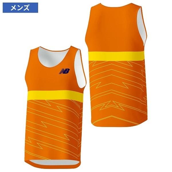 ニューバランスランニングパンツ、ランニングシャツ New Balance レーシングウェア 上下セット メンズ newbalance