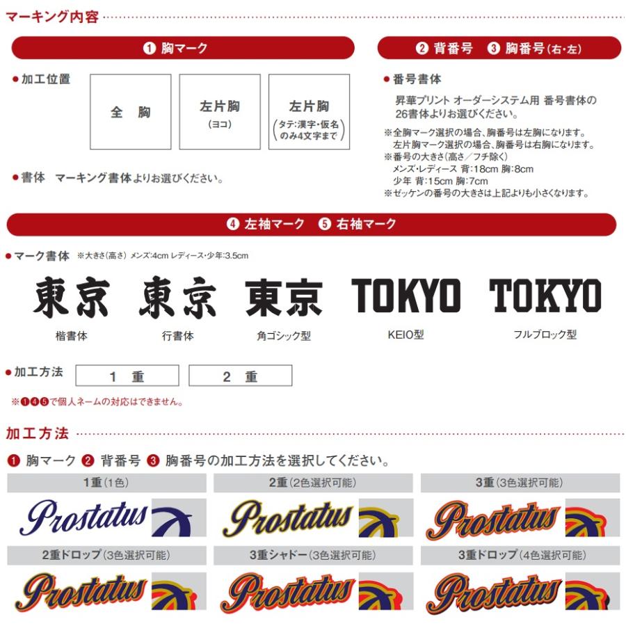 ゼット ZETT 野球・ソフトボール 昇華プリントユニフォーム