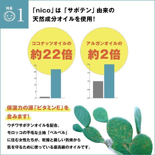 訳あり】 nico石鹸 ニコ石鹸 にこせっけん 敏感肌 50g