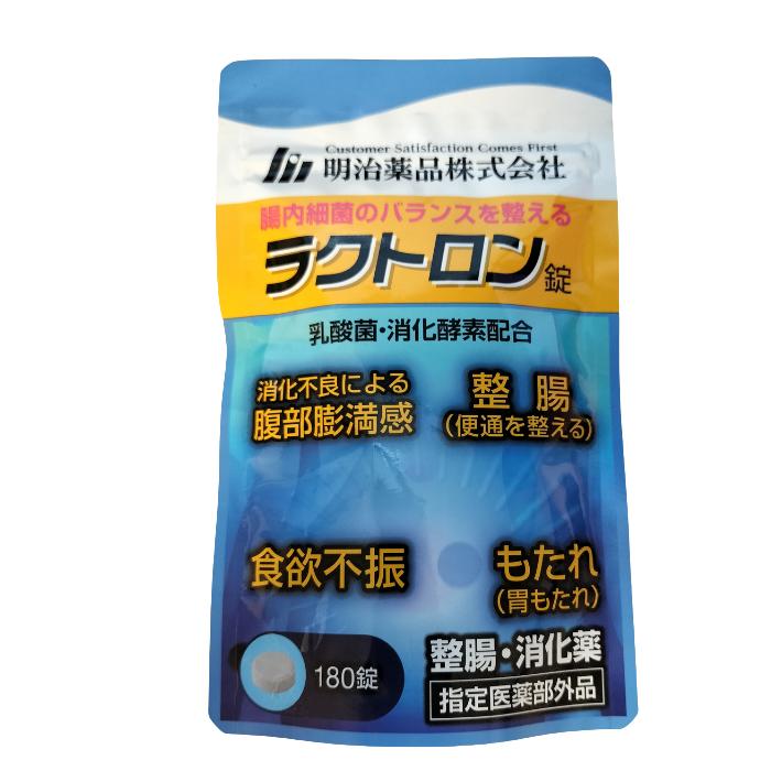 明治薬品 ラクトロン錠(青) 180錠×2袋+サラサラ美人 3g×7袋 明治薬品 ラクトロン錠 180錠 株式会社ファーマフーズ 指定医薬部外品