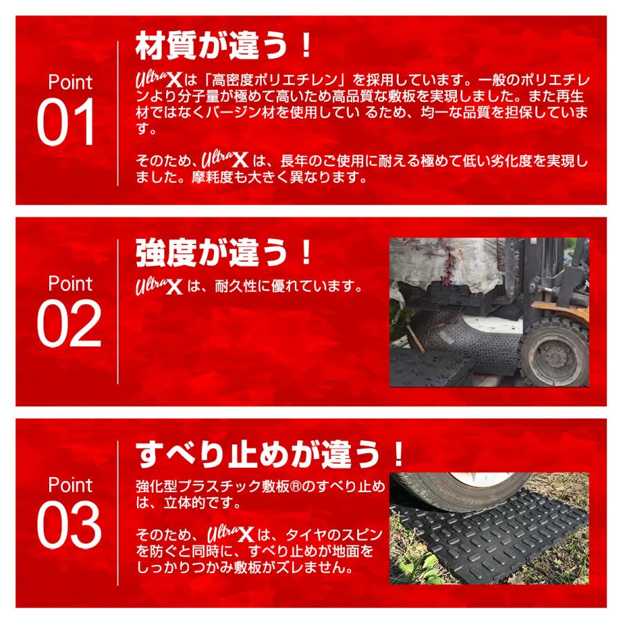強化型プラスチック敷板UltraX3×6両面 オーバル ULX36-R 超 強化型プラスチック敷板UltraX3×6両面 オーバル ULX36-R 超