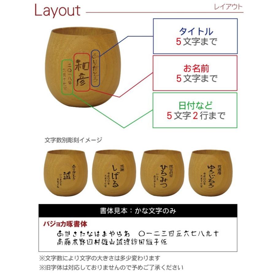 誕生日 プレゼント 男性 60代 名入れ 名前入り ギフト 木製 焼酎 グラス メッセージ入り お酒 割れない コップ 木 ロックグラス 定年 退職 父 記念品｜kizamu｜09