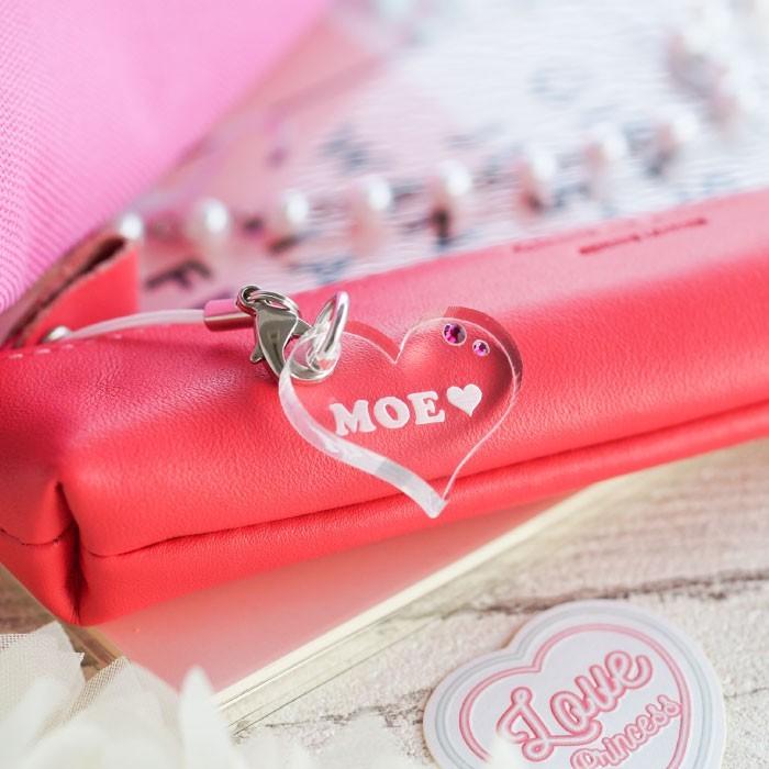 卒業記念品 小学校 プレゼント 名入れ 名前入り ギフト ハート型 携帯 ストラップ キーホルダー オリジナル 誕生石 スワロフスキー 彼氏 彼女 友達 記念品の名入れプレゼント きざむ 通販 Paypayモール