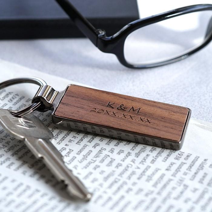 レー キーリング 民族的デザイン 木製キーリング 約26cm