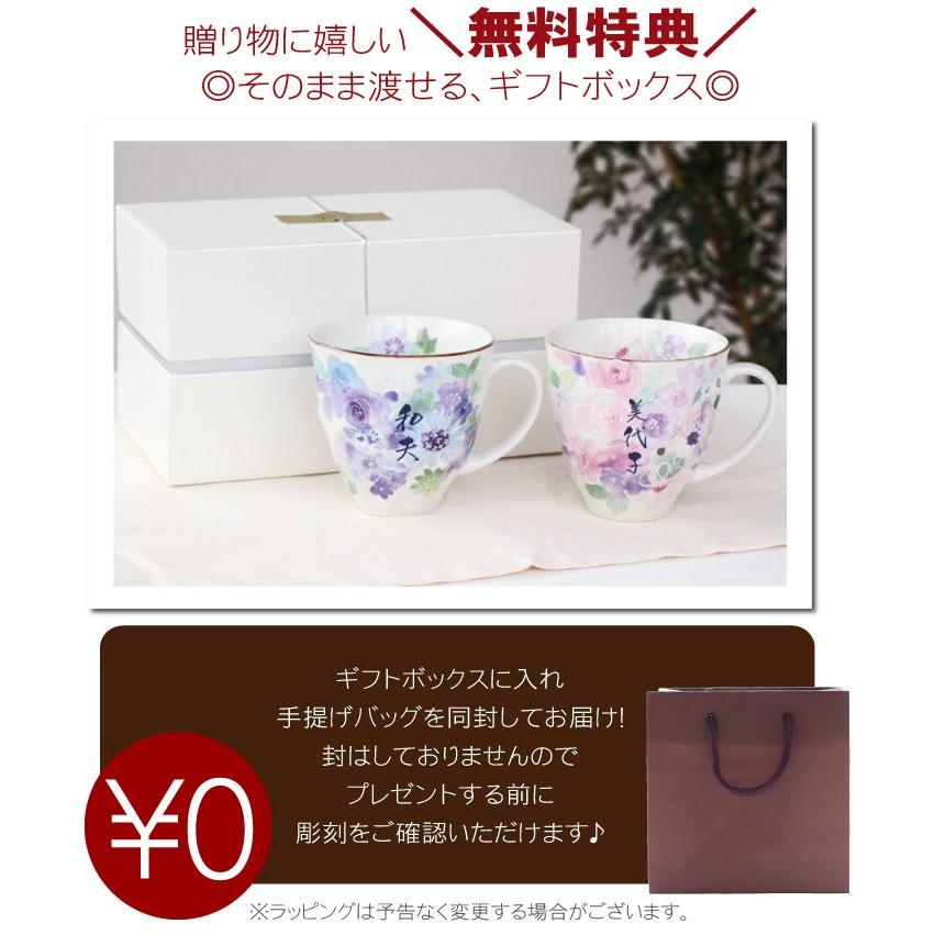 結婚記念日 プレゼント 両親 名入れ 名前入り ギフト 美濃焼 花工房