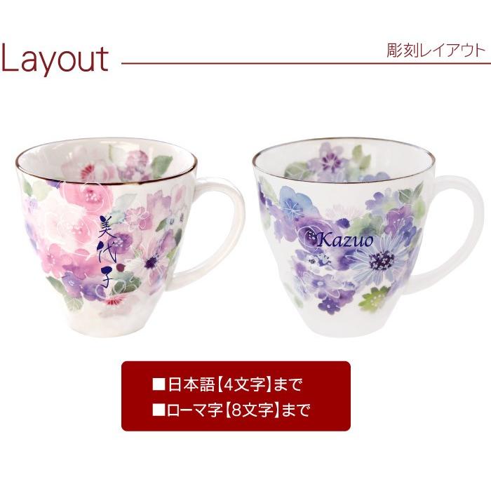 結婚記念日 プレゼント 両親 名入れ 名前入り ギフト 美濃焼 花工房