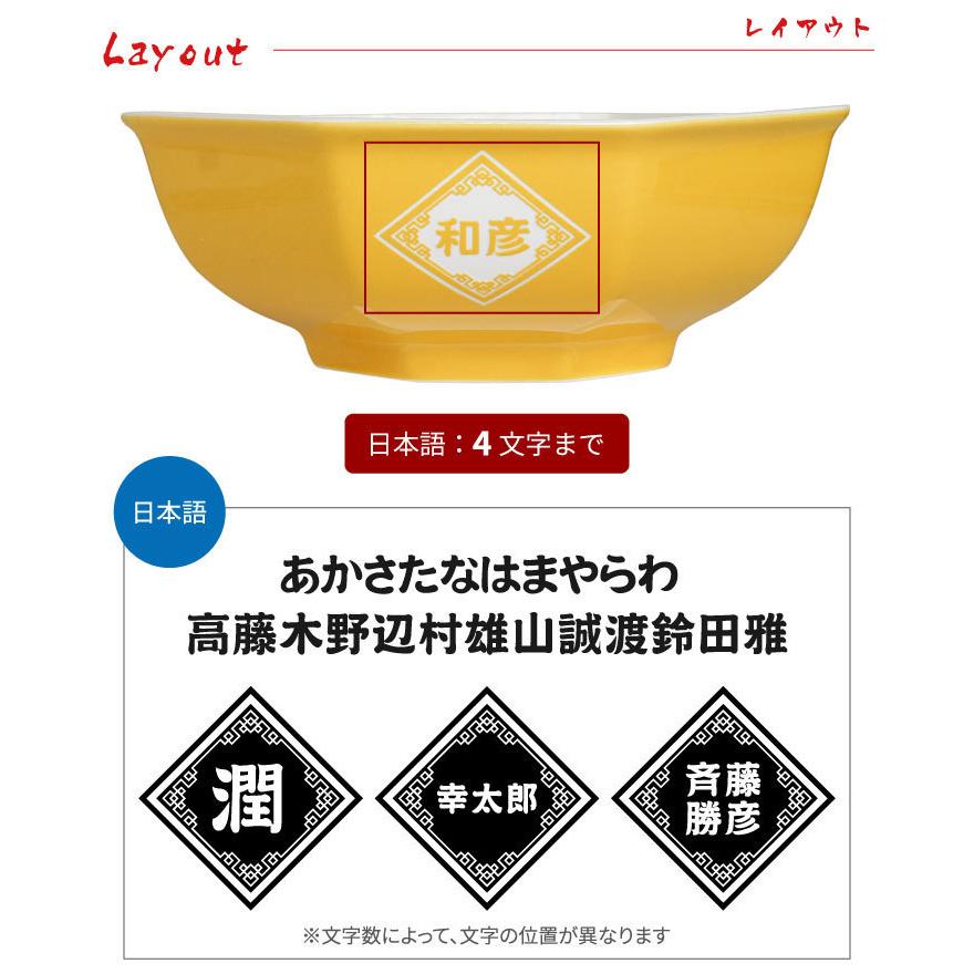 誕生日 プレゼント 男性 面白い 中華皿 名入れ 名前入り ギフト 八角