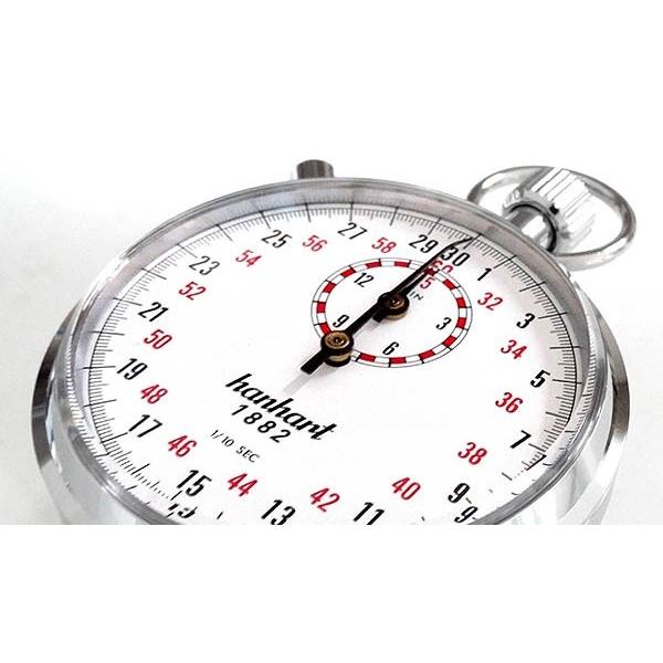 HANHART/ハンハルト(ハンハート) ストップウォッチ 商品番号：122-10S /　1/10秒計（15分計）積算式7石