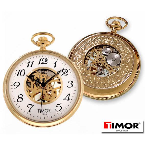 TIMOR/ティモール手巻きスケルトン懐中時計 商品番号：TP106JA01