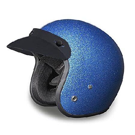 並行輸入品 Daytona Helmets 3 4 Shell Open Face Motorcycle Helmet X13 Dot Approved Blue Sxcmpldrpy バイク Www Elghoniemy Com
