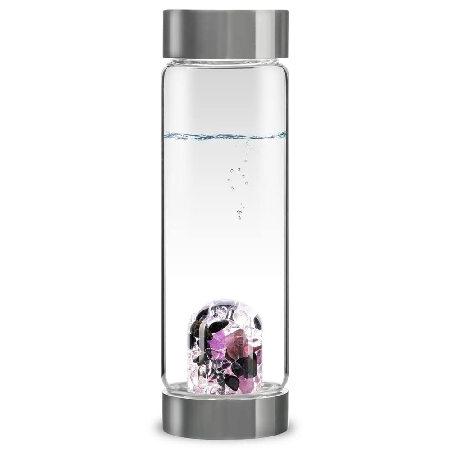 新しいブランド ViA VitaJuwel GUARDIAN Tourmali Black Amethyst, with Bottle Water Crystal | 水筒