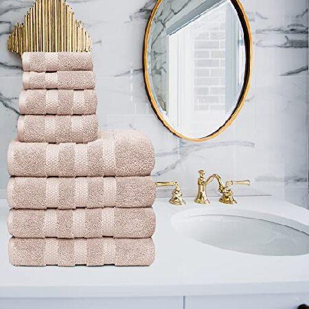 並行輸入品 Vivendi タオル インフィニティゼロツイスト ヤフー店の並行輸入品 Vivendi コットン100 タオル8点セット お風呂4枚 両手2枚 リネン 洗濯2枚 Kizashi タオル8点セット B07sgy5xgj ヤフー店