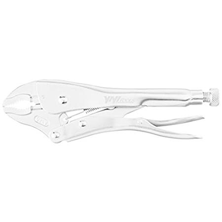 YIYITOOLS Original Locking Pliers with Wire Cutter, Curved Jaw, 10-Inch, (M バイスグリップ